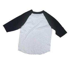 Little kid small baseball t shirt blk white 1/4 length undershirt a must have